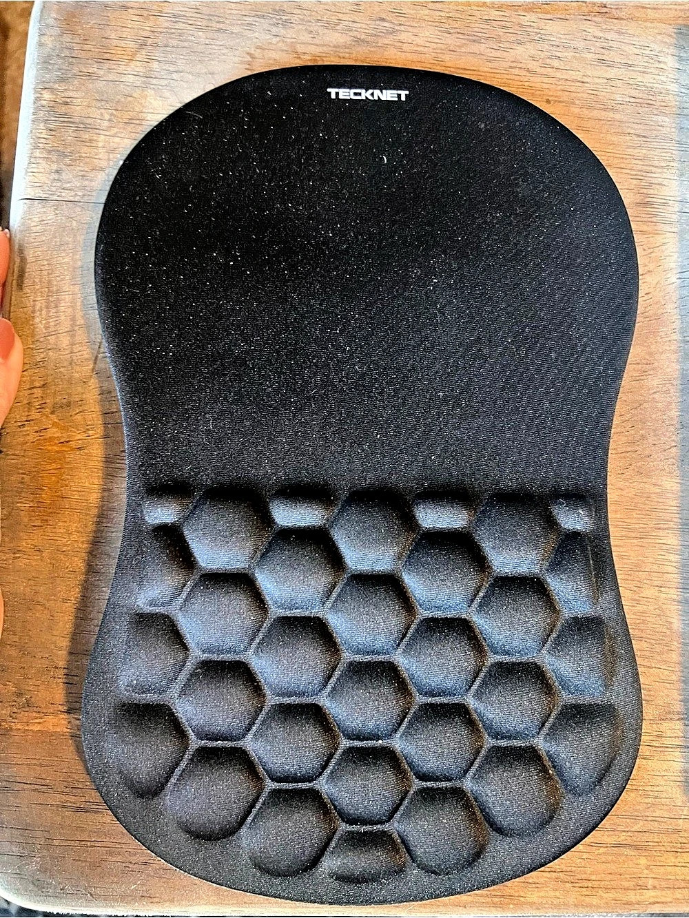 TECKNET Gel Mouse Pad with Wrist Rest Black